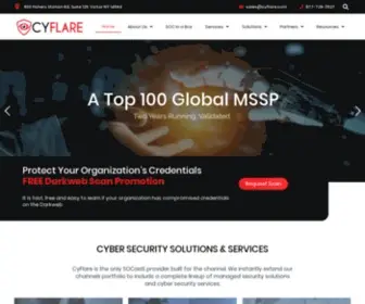 CYflare.com(IT Risk Management Company) Screenshot