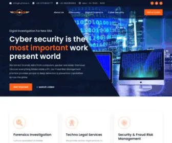 Cyforce.in(Cyber Security &amp; Forensics Firm) Screenshot
