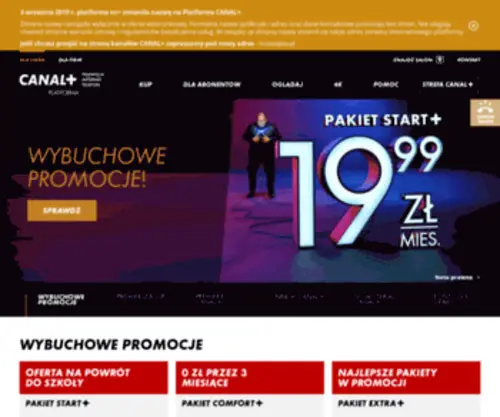 CYfraplus.pl(Najlepsze oferty CANAL) Screenshot