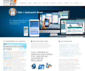 CYgbasrl.com.ar(Administracion CYGBA) Screenshot