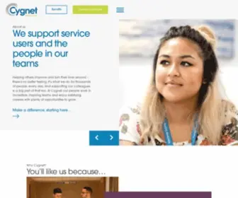 CYgnetjobs.co.uk(Cygnet Jobs) Screenshot