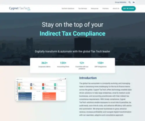 CYgnettaxtech.com(Cygnet TaxTech) Screenshot
