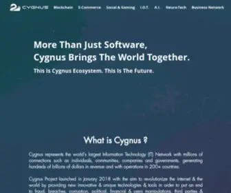 CYgnusnetwork.org(Cygnus I Welcome to the home of Cygnus Project) Screenshot