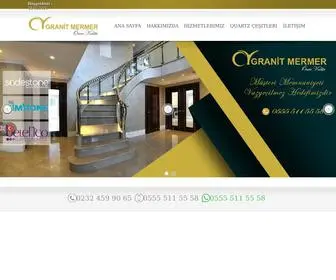 CYgranitmermer.com(CY Granit Mermer) Screenshot