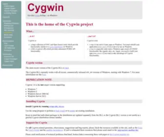 CYgwin.com(CYgwin) Screenshot