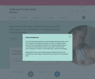 CYH.com(The Child and Family Health Service) Screenshot