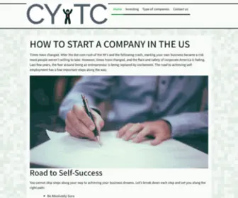 Cyitc.org(HOW TO START A COMPANY IN THE US) Screenshot