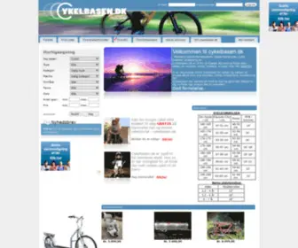 Cykelbasen.dk(Forside) Screenshot