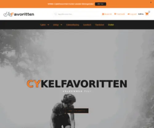 Cykelfavoritten.dk(Køb cykler online) Screenshot
