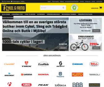 Cykelfritid.se(Välkommen) Screenshot