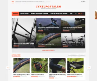 Cykelportalen.dk(Danmarks uafhængige cykelportal) Screenshot