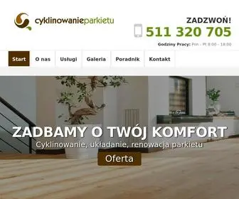 CYklinowanie-Parkietu.pl(Cyklinowanie Parkietu) Screenshot