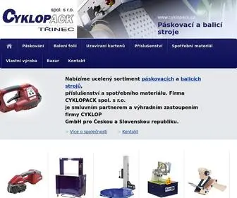 CYklopack.cz(Páskovací) Screenshot