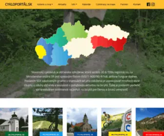 CYkloportal.sk(Cykloturistické) Screenshot