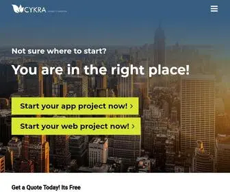 CYkra.com(Cykra Ltd) Screenshot