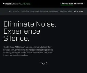 Cylance.com(Cylance®) Screenshot