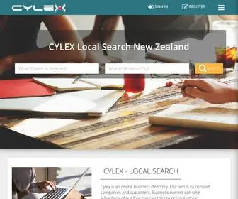 Cylex.co.nz(Cylex Local Search New Zealand) Screenshot