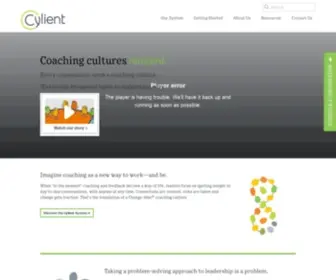Cylient.com(Coaching Cultures Realized) Screenshot