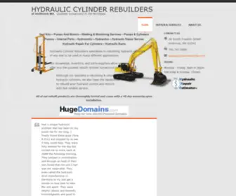 Cylinderrebuilder.com(HYDRAULIC CYLINDER REBUILDERS) Screenshot
