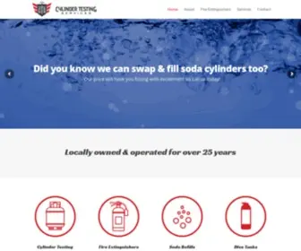 Cylindertesting.co.nz(Cylinder Testing Services) Screenshot