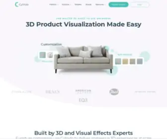 Cylindo.com(3D Furniture Product Visualization Platform) Screenshot
