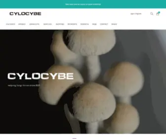 Cylocybe.co.uk(UK's Original Shop of Mushroom Spore Magic) Screenshot