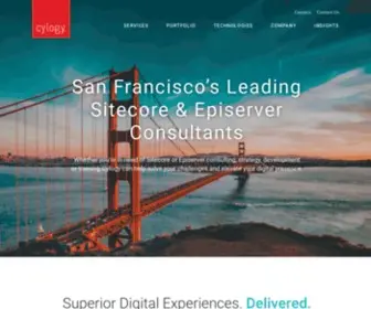 Cylogy.com(The Leading San Francisco Sitecore and Episerver Consultancy) Screenshot