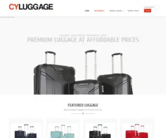 Cyluggageinc.com(Premium Luggage at Affordable Prices) Screenshot