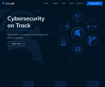 Cylus.com(Rail Cybersecurity) Screenshot