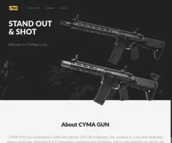 Cymagun.com(CYMA GUN) Screenshot