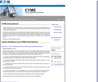 Cyme.com(CYME International Inc) Screenshot