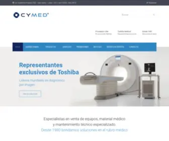 Cymedmedical.com(Cymed Medical: Venta de material y equipos médicos) Screenshot