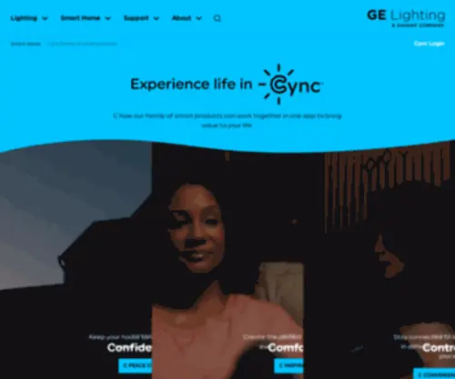 CYNCsmart.com(Smart Home Devices) Screenshot