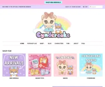 CYndercake.com(Official Kawaii Shop) Screenshot