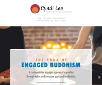 CYndilee.com(Cyndi Lee Yoga & Meditation) Screenshot