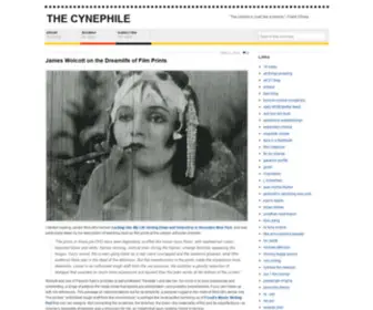 Cynephile.com(THE CYNEPHILE) Screenshot