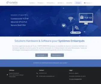 Cynetis-Embedded.com(Solutions) Screenshot