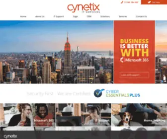 Cynetix.co.uk(Cynetix) Screenshot