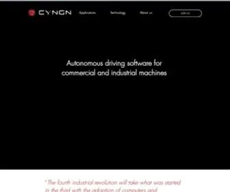 CYNGN.com(AI-Powered Autonomous Technology for Industrial Fleets) Screenshot