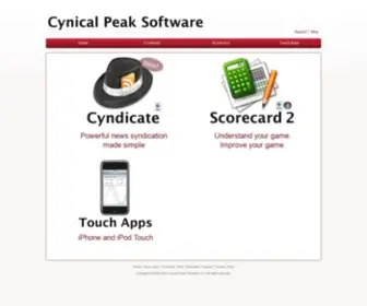 Cynicalpeak.com(Cynical Peak Software) Screenshot