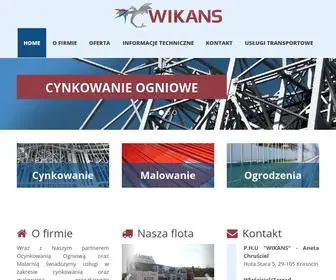 CYnkowaniewikans.pl(Cynkowanie ogniowe) Screenshot