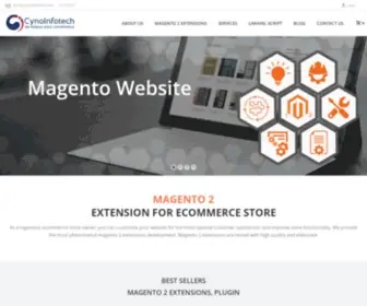 Cynoinfotech.com(Ecommerce website development company) Screenshot