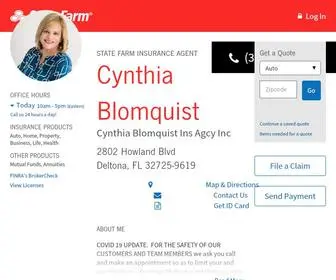 CYNthiablomquist.com(State Farm Insurance Agent Cynthia Blomquist in Deltona FL) Screenshot