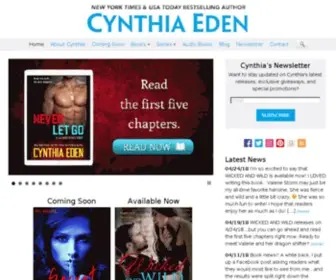 CYNthiaeden.com(Contemporary, Romantic Suspense, and Paranormal Romance Author) Screenshot