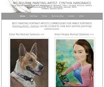 CYNthiahargraves.com.au(Melbourne-Painting Artists) Screenshot