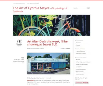 CYNthiameyerart.com(The Art of Cynthia Meyer) Screenshot