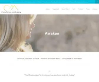 CYNthiamorgan.us(Spiritual Teacher / Author of &quot;You&#039;re Already Hypnotized) Screenshot