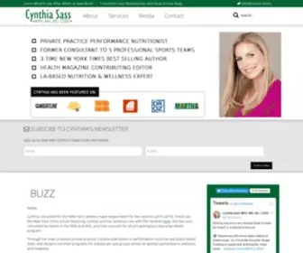 CYNthiasass.com(Cynthia Sass) Screenshot