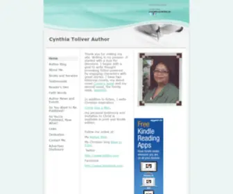 CYNthiatoliver.net(Cynthia Toliver Author) Screenshot