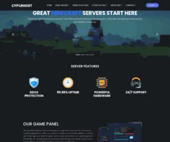 Cyperhost.com(Home) Screenshot